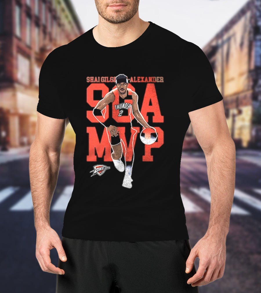 Shai Gilgeous Alexander SGA MVP Basketball Champion 2025 T-Shirt