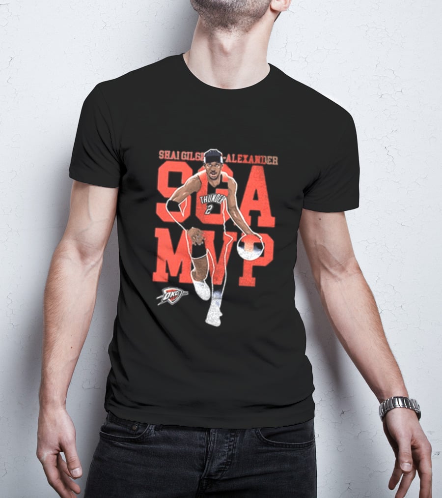 Shai Gilgeous Alexander SGA MVP Basketball Champion 2025 T-Shirt