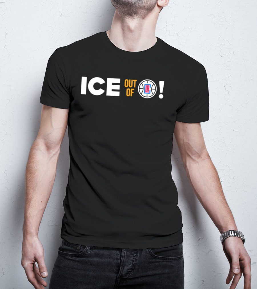 ICE Out Of Los Angeles LA Clippers T-Shirt