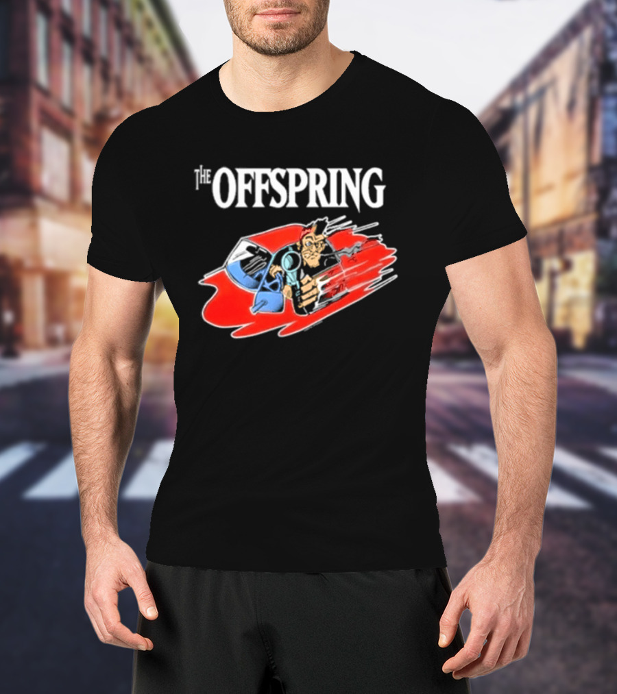 The Offspring Bad Habits Stupid Dombshit Goddam Motherfucker Vintage Cartoon T-Shirt