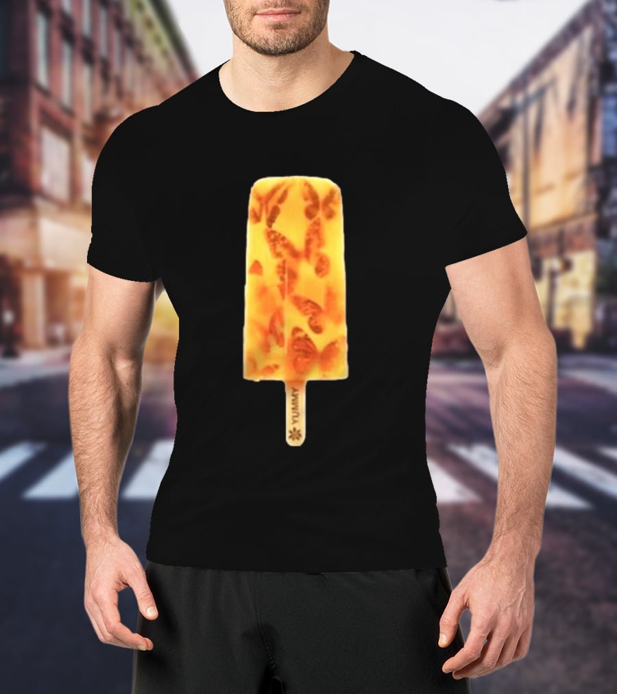 James Tour 2024 Ice Cream Yummy Butterfly Popsicle T-Shirt