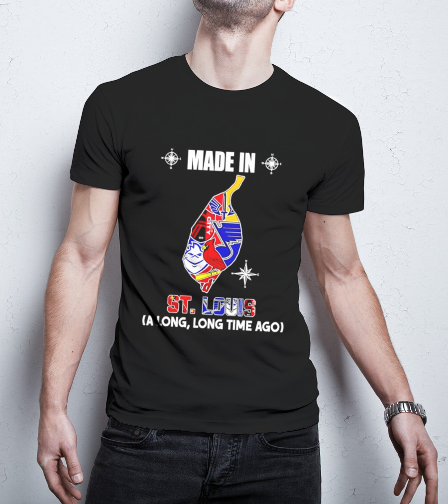 Made In St Louis Map 2026 Season A Long Long Time Ago T-Shirt