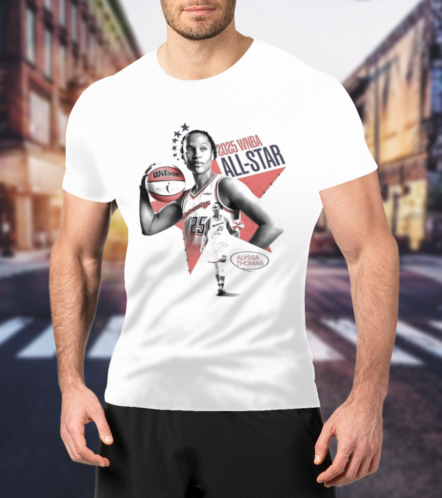 Alyssa Thomas 2025 WNBA All Star Phoenix Mercury T-Shirt