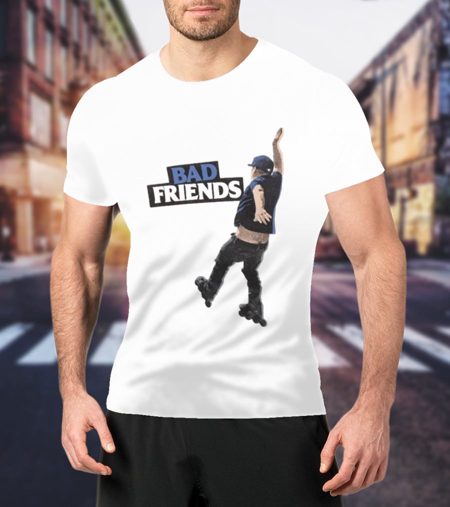 Bad Friends Bobby Roller Skating Fall T-Shirt
