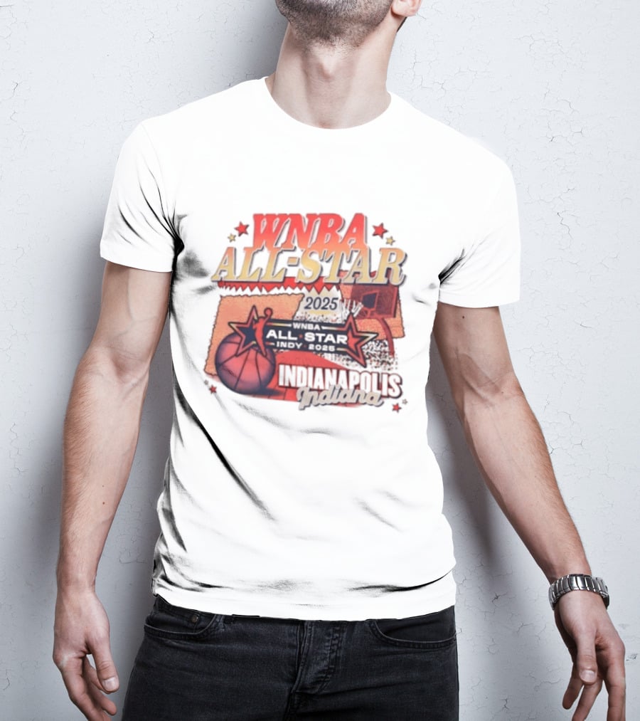WNBA All Star 2025 Indianapolis Indy Basketball Game Indiana Fever T-Shirt