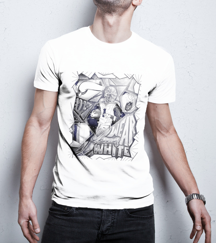 Jalen Nailor Minnesota Vikings Winter Whiteout Week Wear T-Shirt