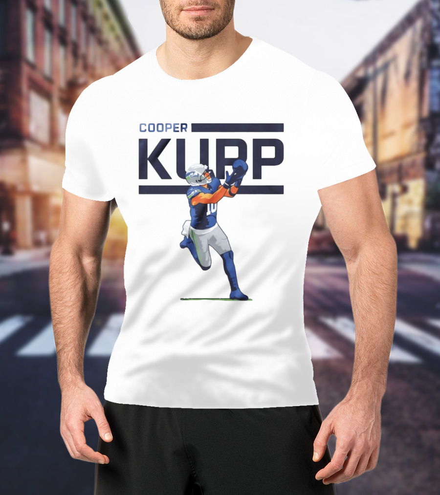 Cooper Kupp Seattle Seahawks Catching Action T-Shirt