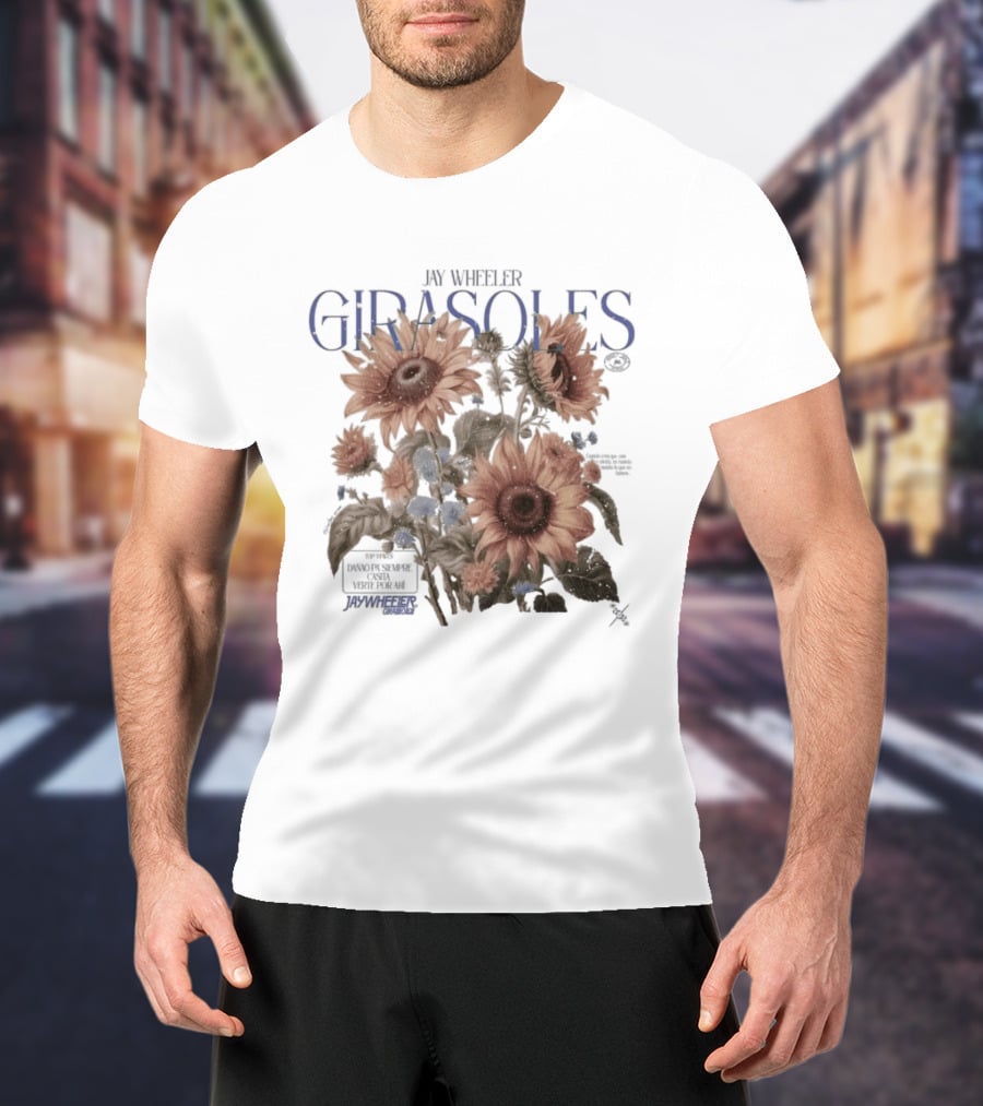 Jay Wheeler Girasoles Sunflowers Botanical T-Shirt