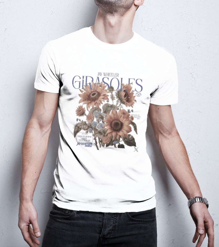 Jay Wheeler Girasoles Sunflowers Botanical T-Shirt