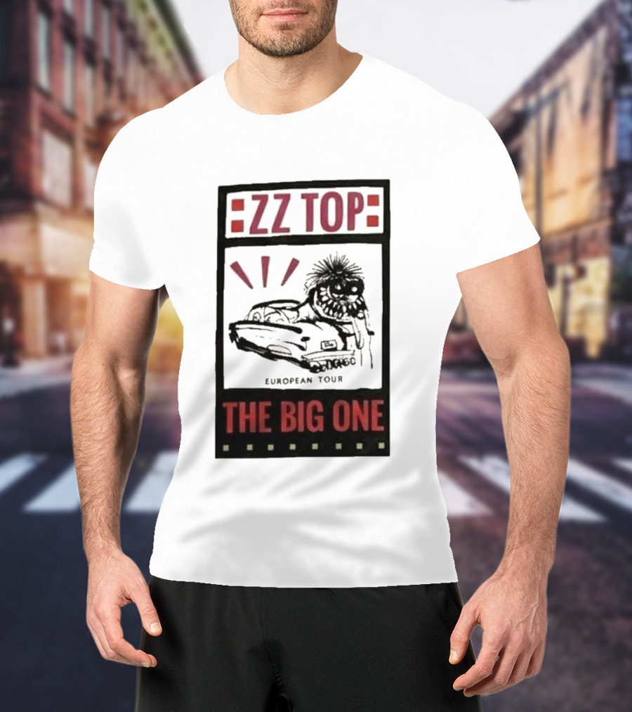ZZ Top The Big One European Tour Poble Espanyol Barcelona Spain July 19 2026 T-Shirt