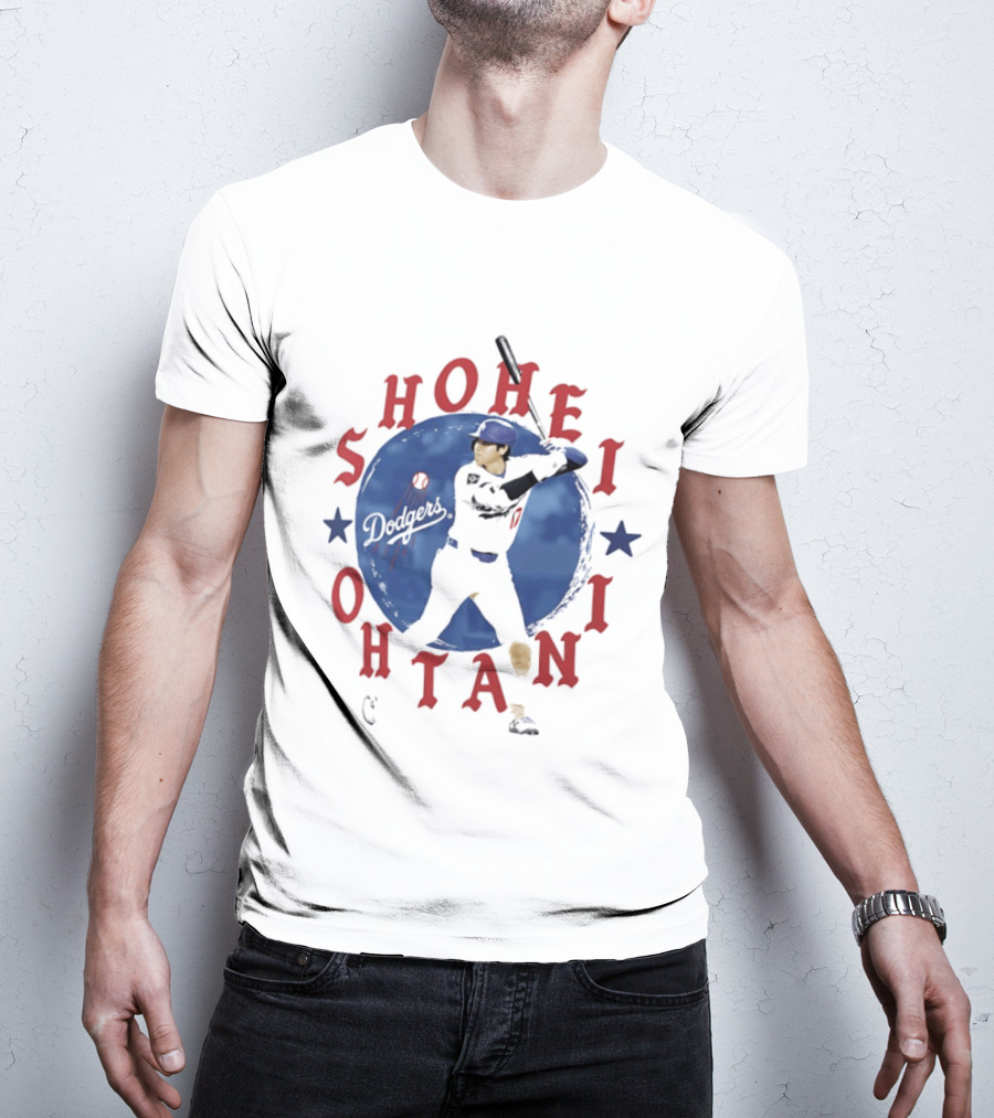 Shohei Ohtani Los Angeles Dodgers October Baseball Player Batter T-Shirt