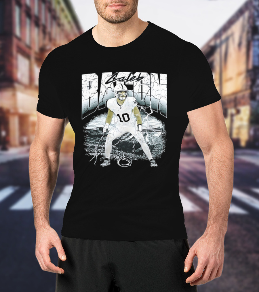 Caleb Bacon 10 Penn State Nittany Lions NCAA Football Player T-Shirt