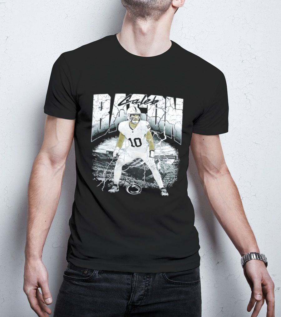 Caleb Bacon 10 Penn State Nittany Lions NCAA Football Player T-Shirt