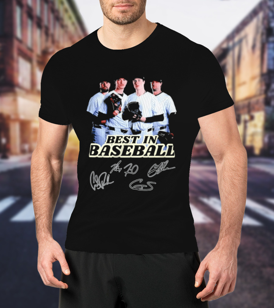 New York Yankees Best In Baseball MLB Team Champions T-Shirt