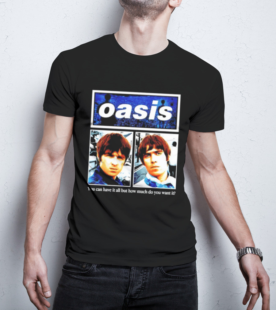 Oasis You Can Have It All But How Much Do You Want It Music Band T-Shirt