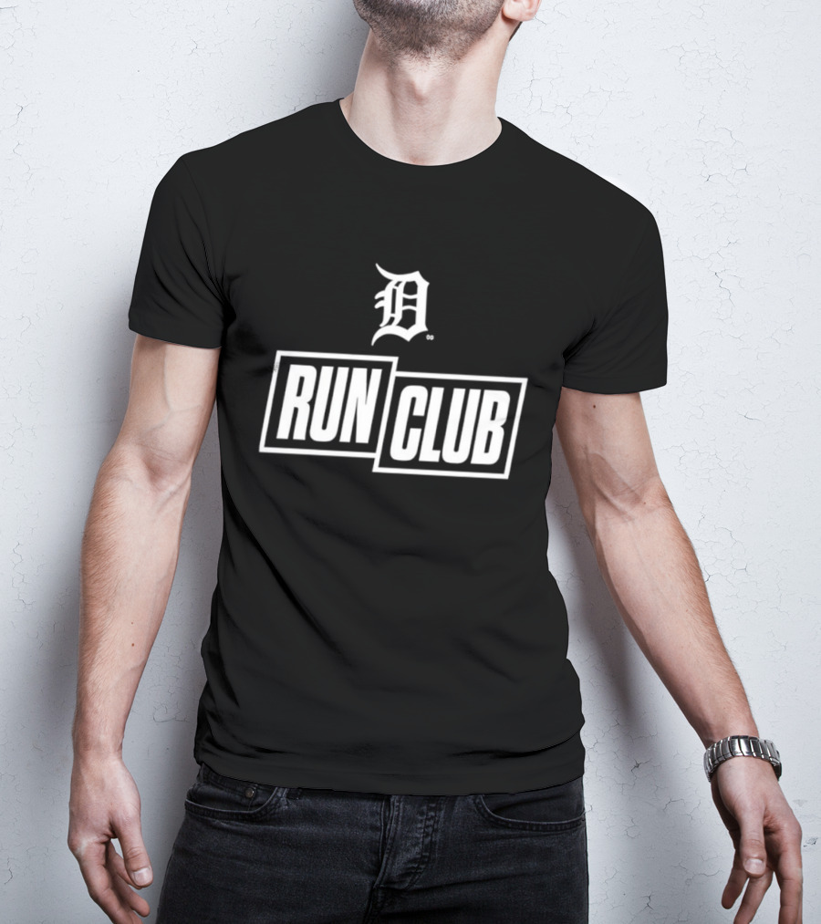 Detroit Tigers D Logo Run Club 2026 T-Shirt