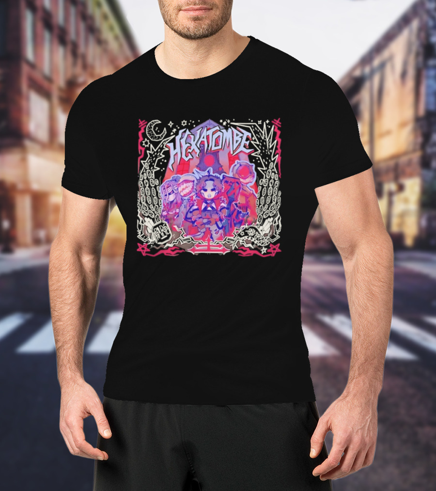 Hexatombe Paranormal Ordem Anime Characters Celestial T-Shirt