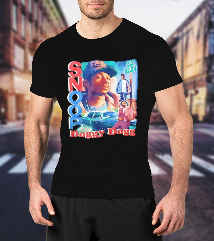 Snoop Doggy Dogg East California 187 Vintage Style Urban Fashion T-Shirt