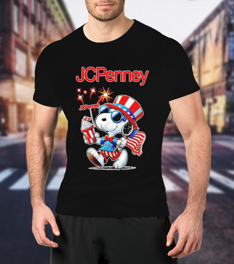 JCPenney Snoopy America 1776 2026 250th Anniversary Celebration T-Shirt