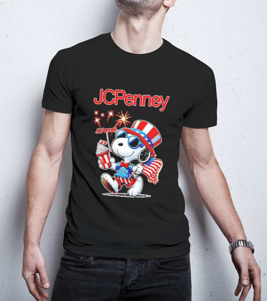JCPenney Snoopy America 1776 2026 250th Anniversary Celebration T-Shirt