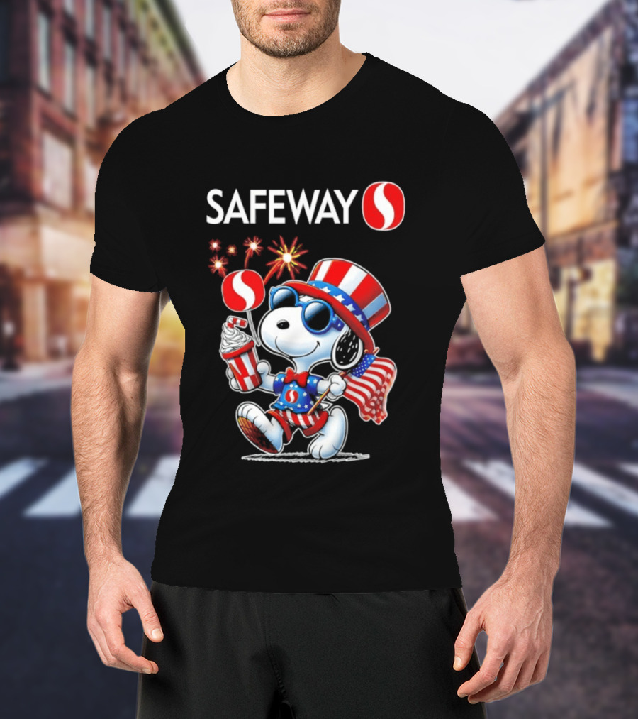 Snoopy Safeway 250th Anniversary 1776 2026 America Celebration T-Shirt