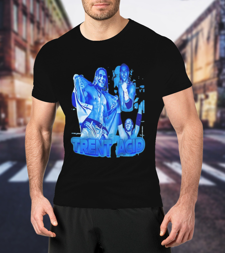 Trent Acid Wrestling Legend Blue Collage без буквы T-Shirt