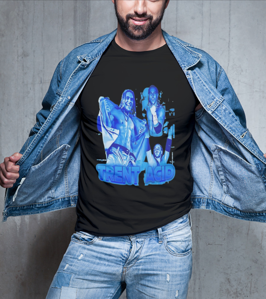 Trent Acid Wrestling Legend Blue Collage без буквы T-Shirt