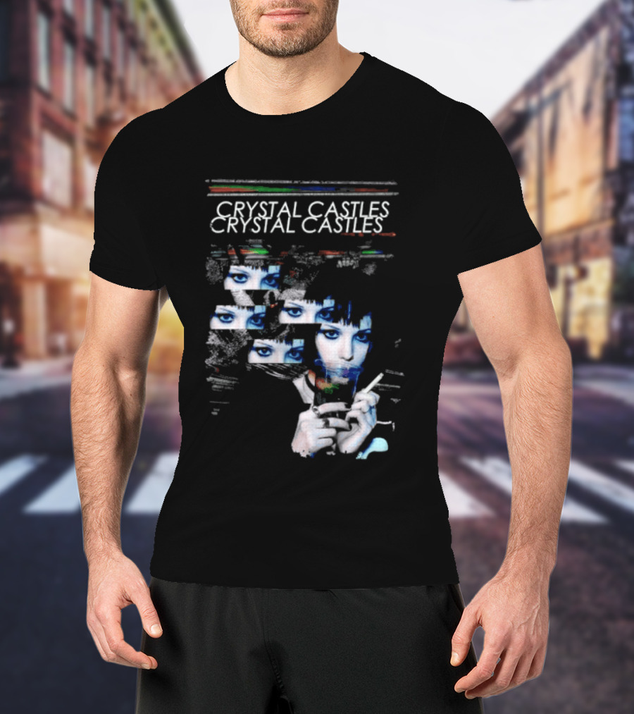 Crystal Castles Alice Glass Glitch T-Shirt
