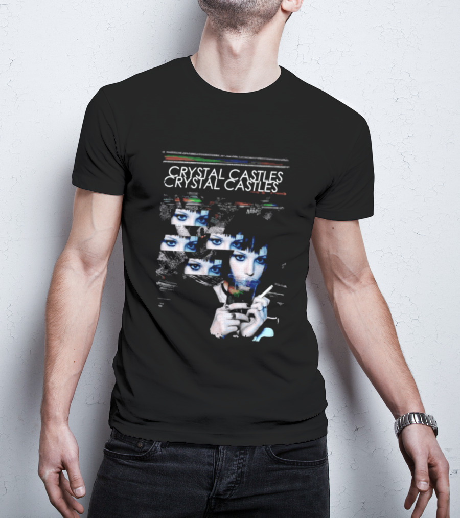 Crystal Castles Alice Glass Glitch T-Shirt