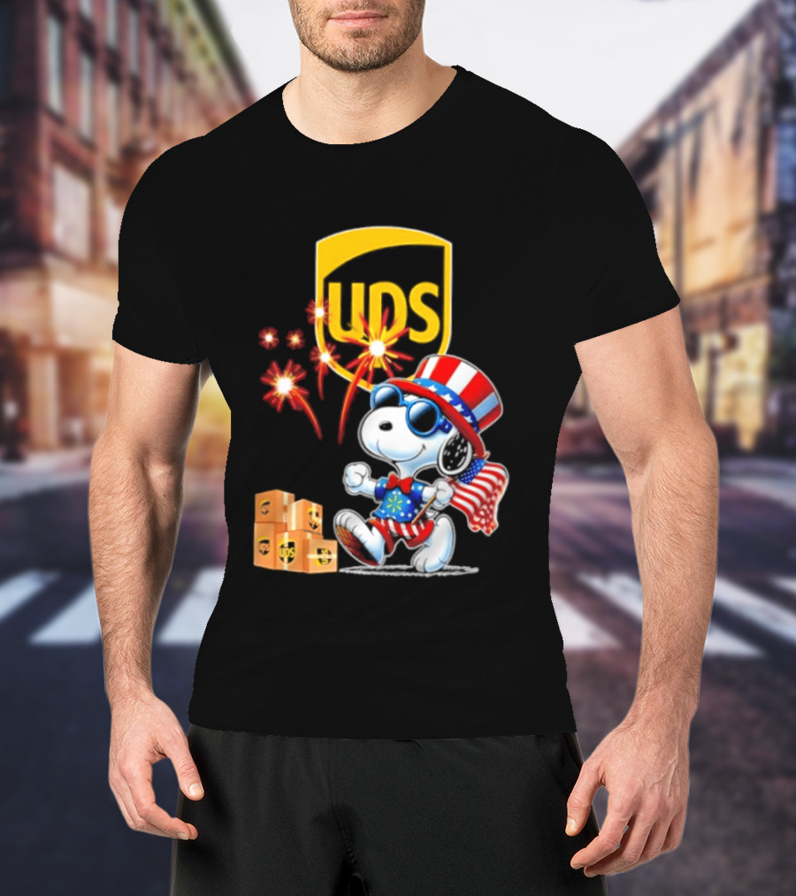 Snoopy UPS 250th Anniversary America 1776 2026 Celebration T-Shirt