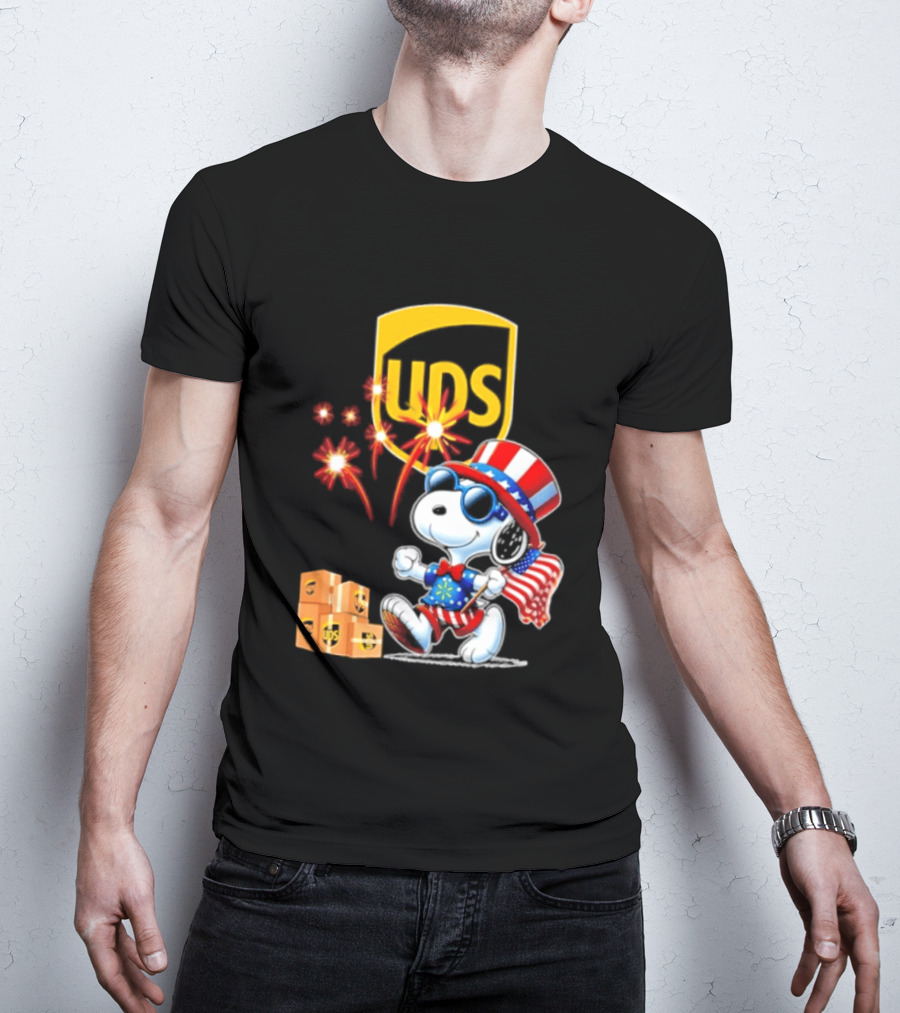Snoopy UPS 250th Anniversary America 1776 2026 Celebration T-Shirt
