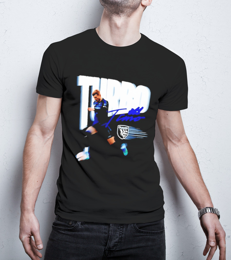 Turbo Timo San Jose Earthquakes Soccer Player Promotion T-Shirt