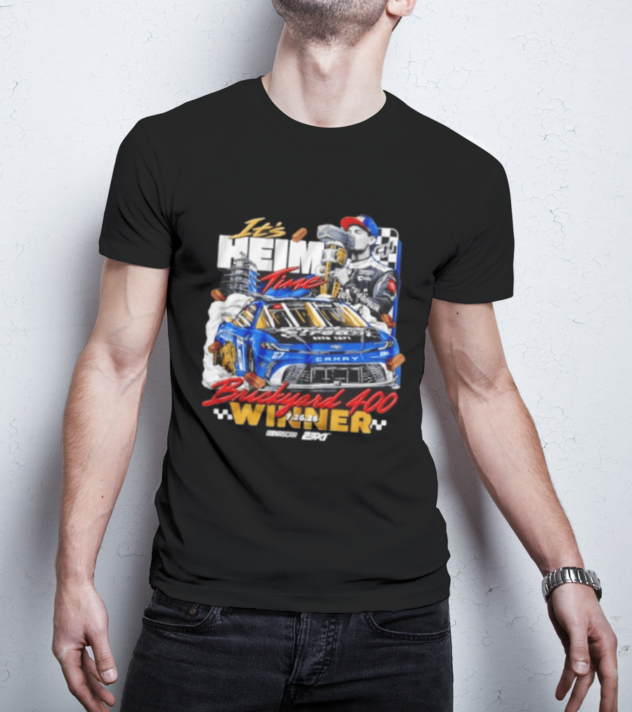 Heim Time Corey Heim 23XI Racing Brickyard 400 Winner 2026 T-Shirt