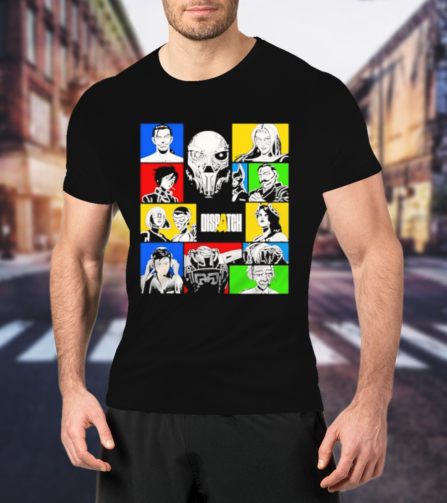Blizzard Entertainment Over Hero Ensemble Characters T-Shirt