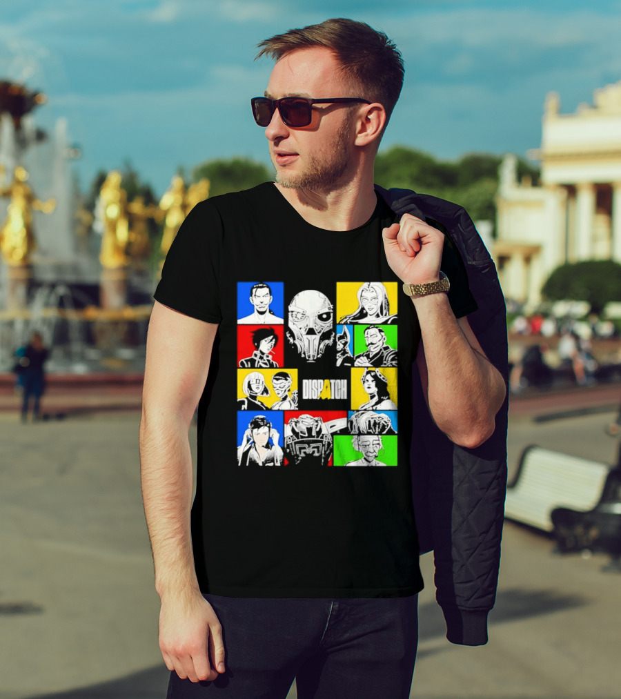 Blizzard Entertainment Over Hero Ensemble Characters T-Shirt