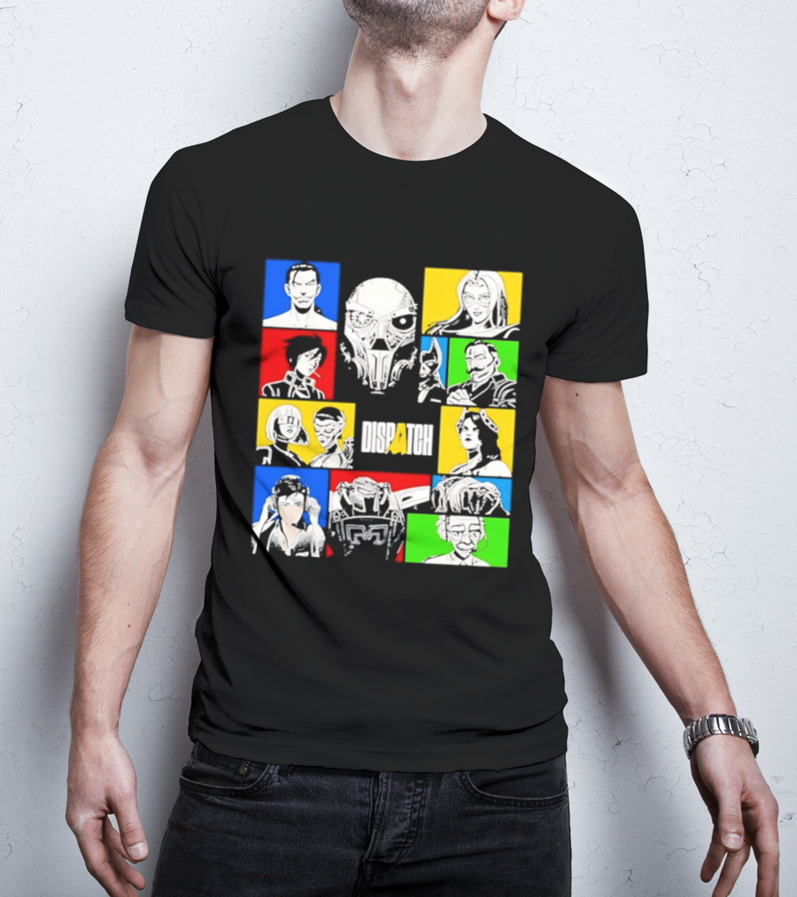 Blizzard Entertainment Over Hero Ensemble Characters T-Shirt
