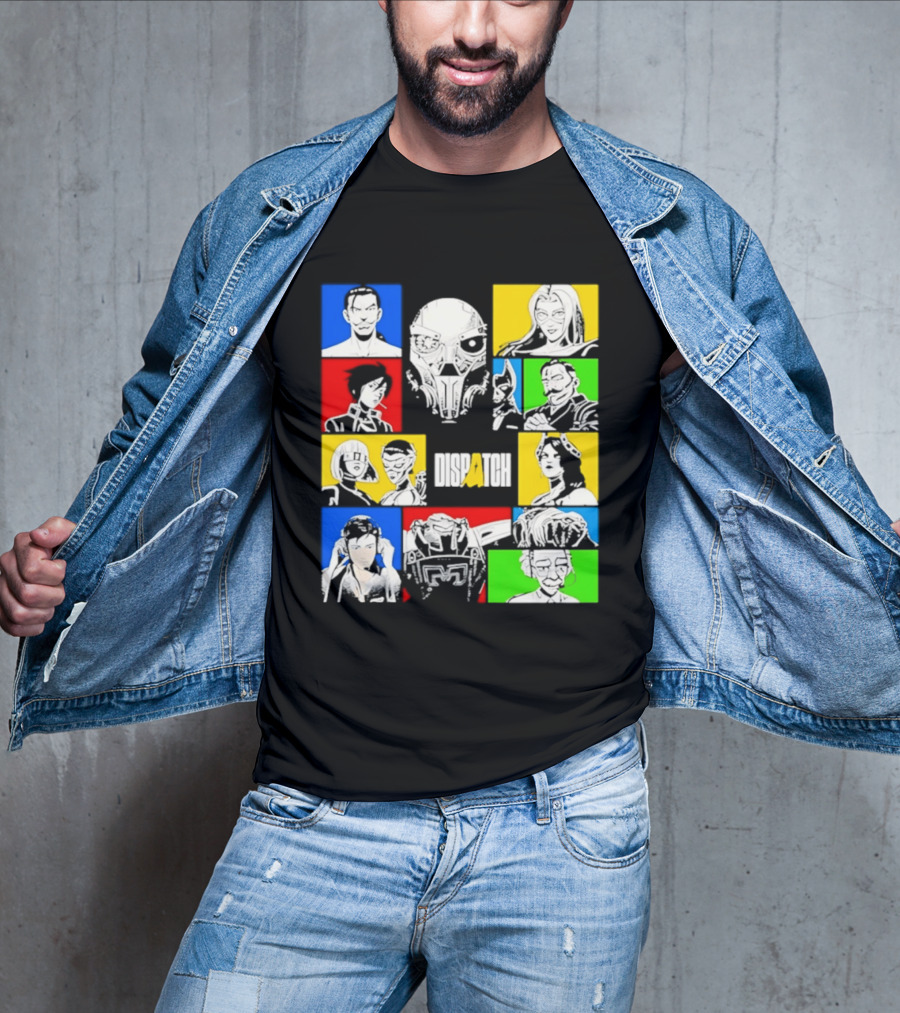 Blizzard Entertainment Over Hero Ensemble Characters T-Shirt
