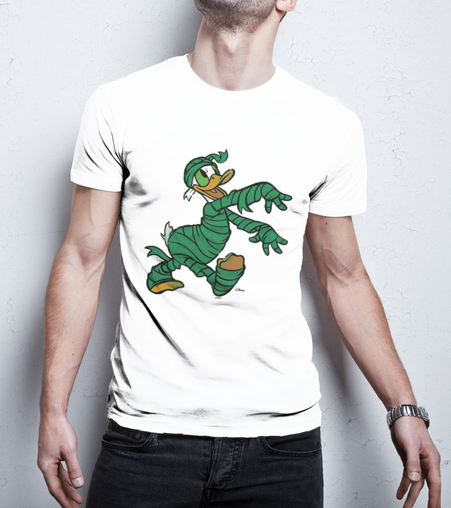 Donald Duck Mummy Costume Halloween Fun T-Shirt