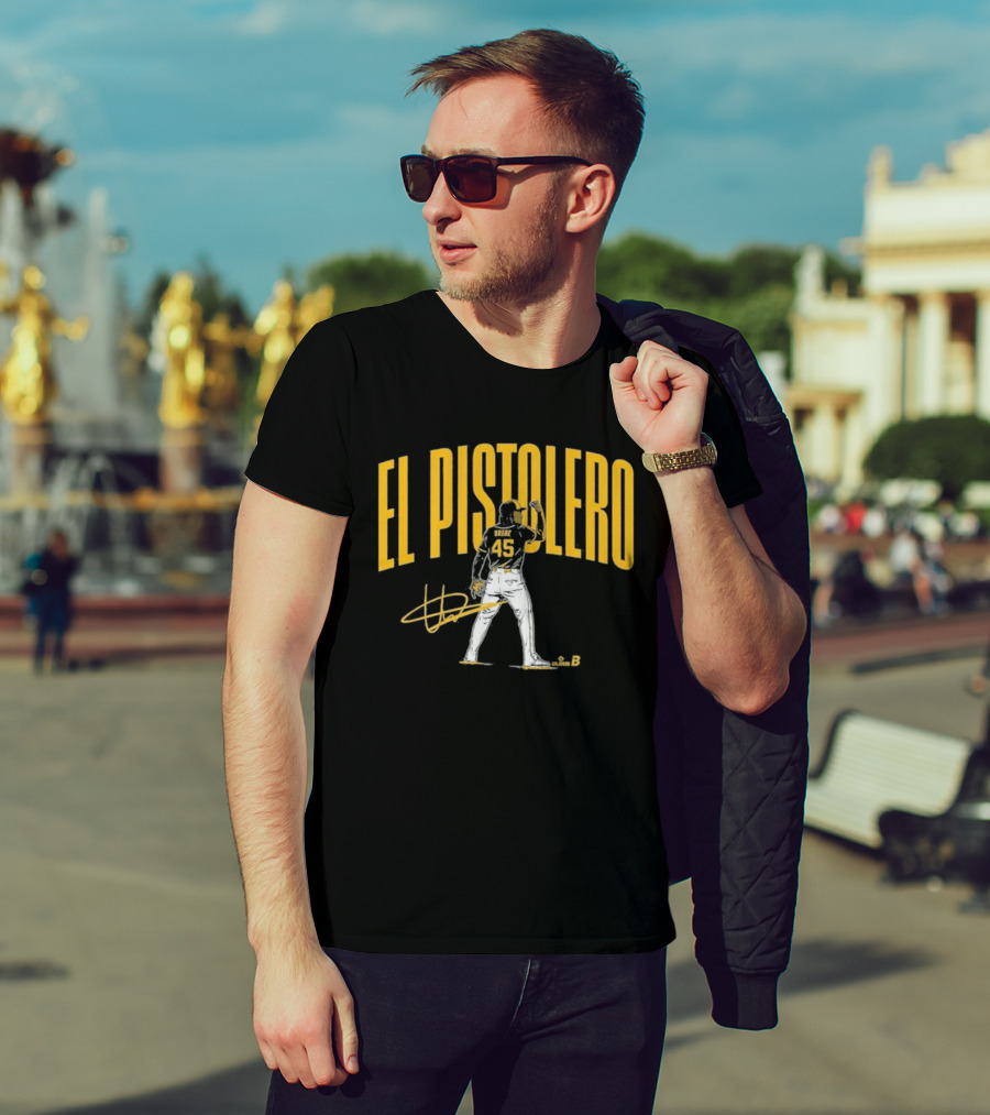 El Pistolero Abner Uribe 45 Signature Baseball Player T-Shirt
