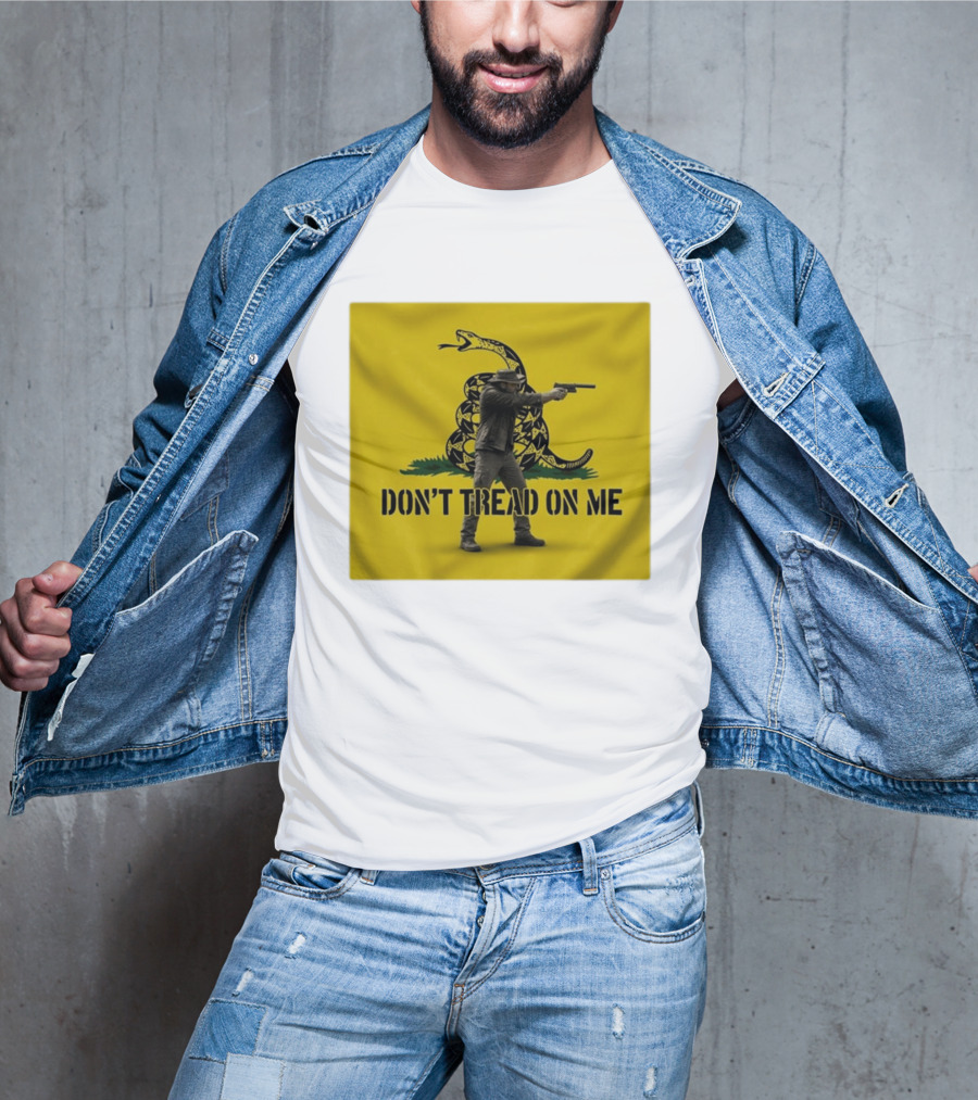 Jordan Salinas Don't Tread On Me Gadsden Flag Cowboy Gun T-Shirt
