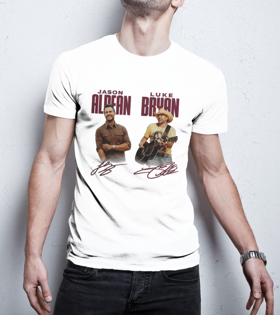 Montana Grizzlies Jason Aldean Luke Bryan Collaboration T-Shirt