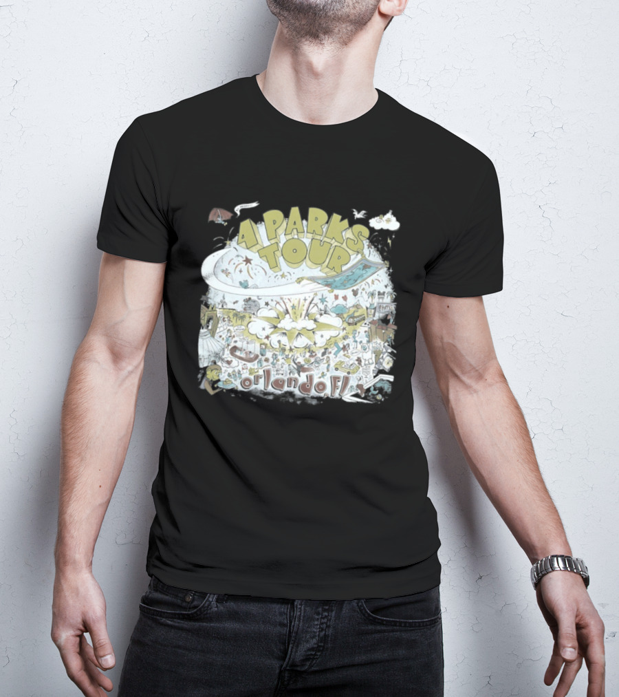 Dookie 4 Parks Tour Orlando FL Colorful Adventure T-Shirt