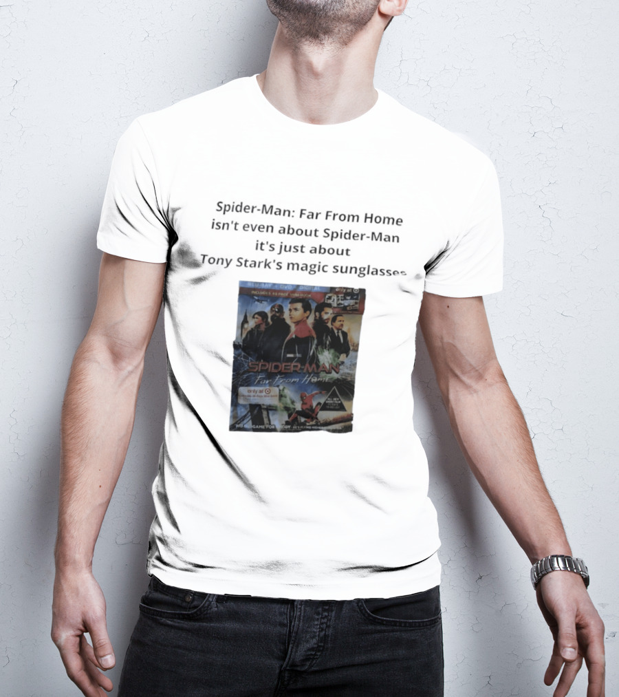 Spider Man Far From Home Magic Sunglasses Includes 48 Page Mini Book T-Shirt