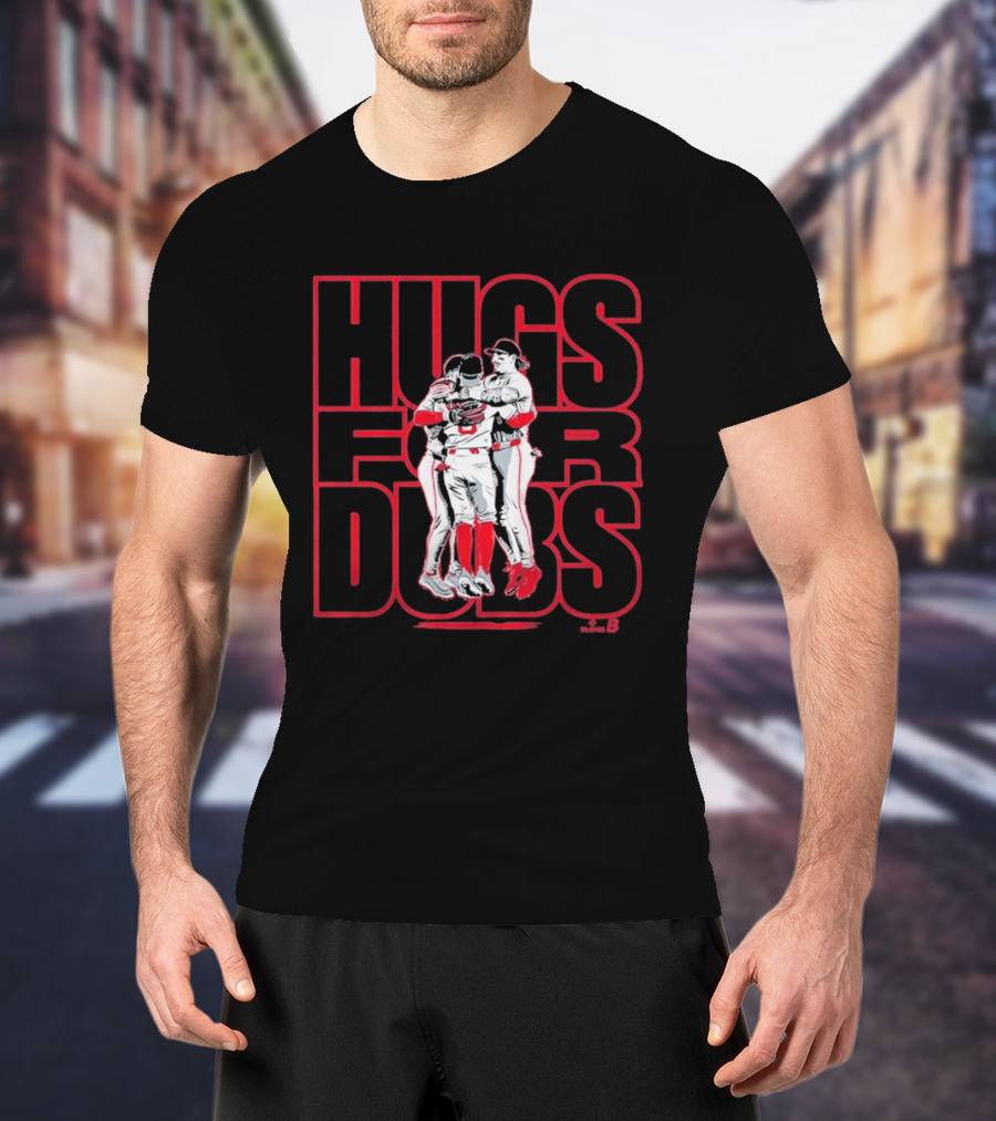 Jarren Duran Wilyer Abreu Ceddanne Rafaela Hugs For Dubs Team Celebration T-Shirt
