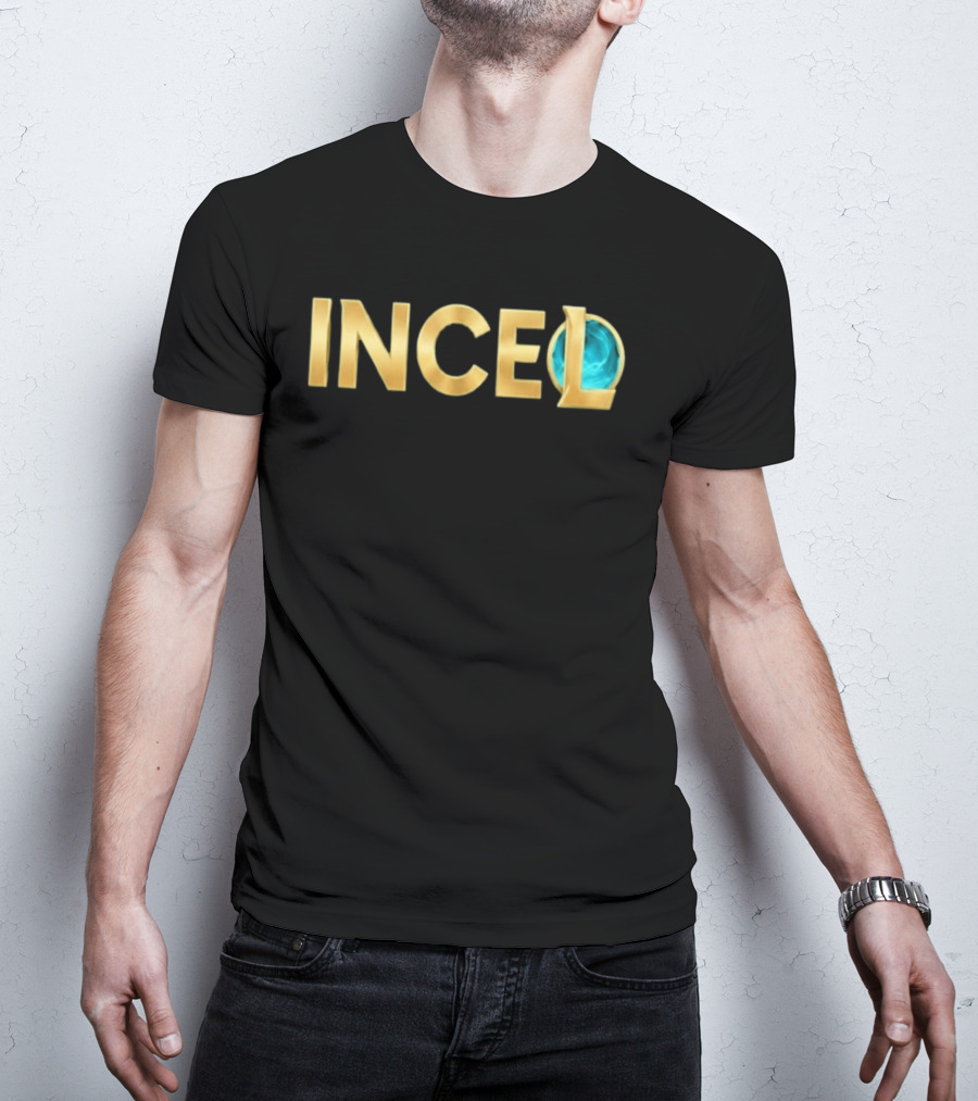 League Of Legends Incel Text With Blue Sphere Element T-Shirt