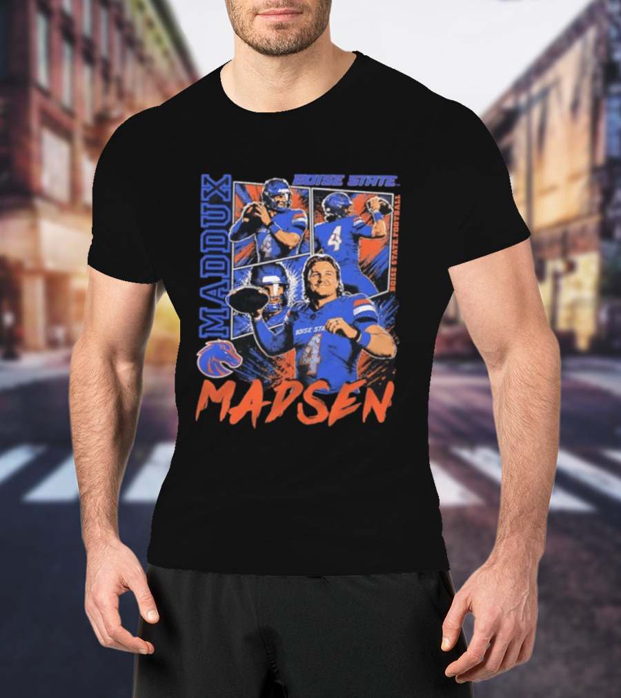 Maddux Madsen Boise State Broncos Football 2026 Big Ten Media Days T-Shirt