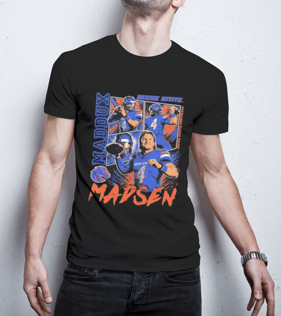 Maddux Madsen Boise State Broncos Football 2026 Big Ten Media Days T-Shirt