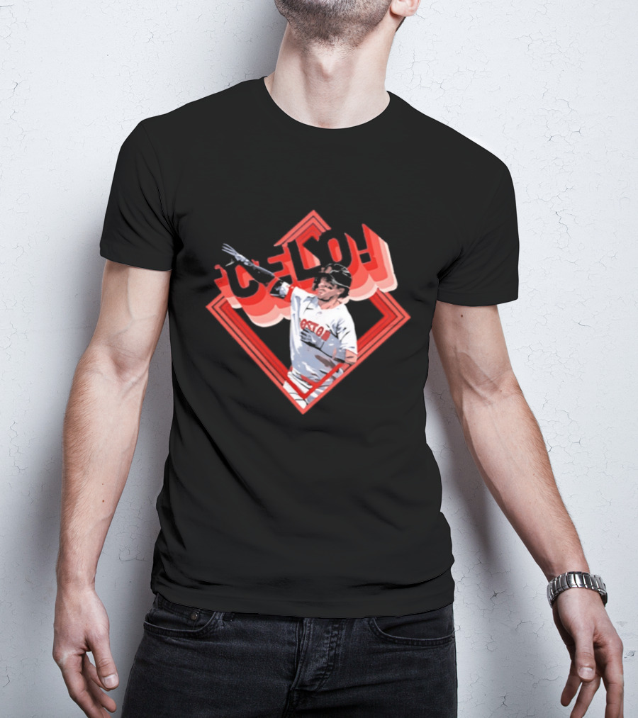 Boston Red Sox Marcelo Mayer Baseball Star Pose T-Shirt