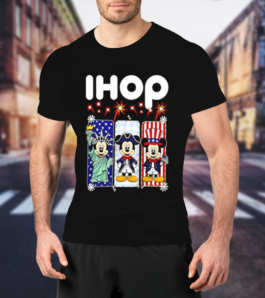 IHOP Mickey Mouse America 250th Anniversary Celebration T-Shirt