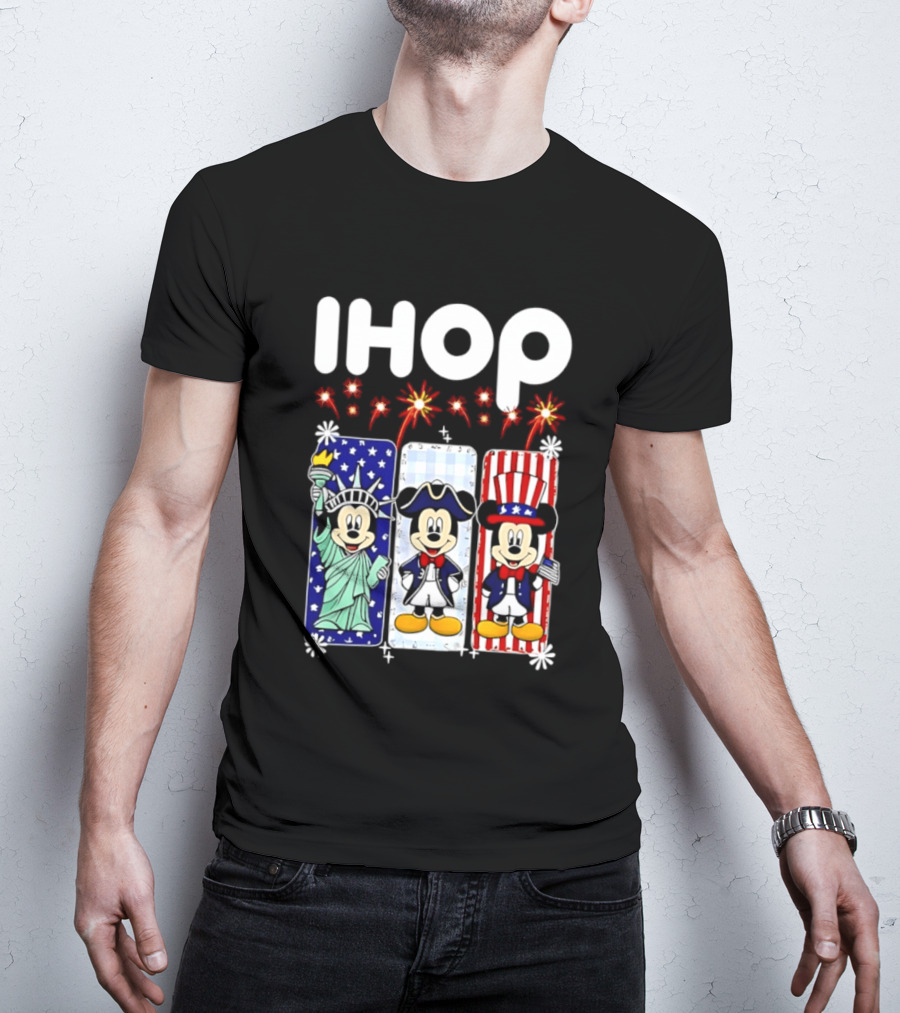 IHOP Mickey Mouse America 250th Anniversary Celebration T-Shirt